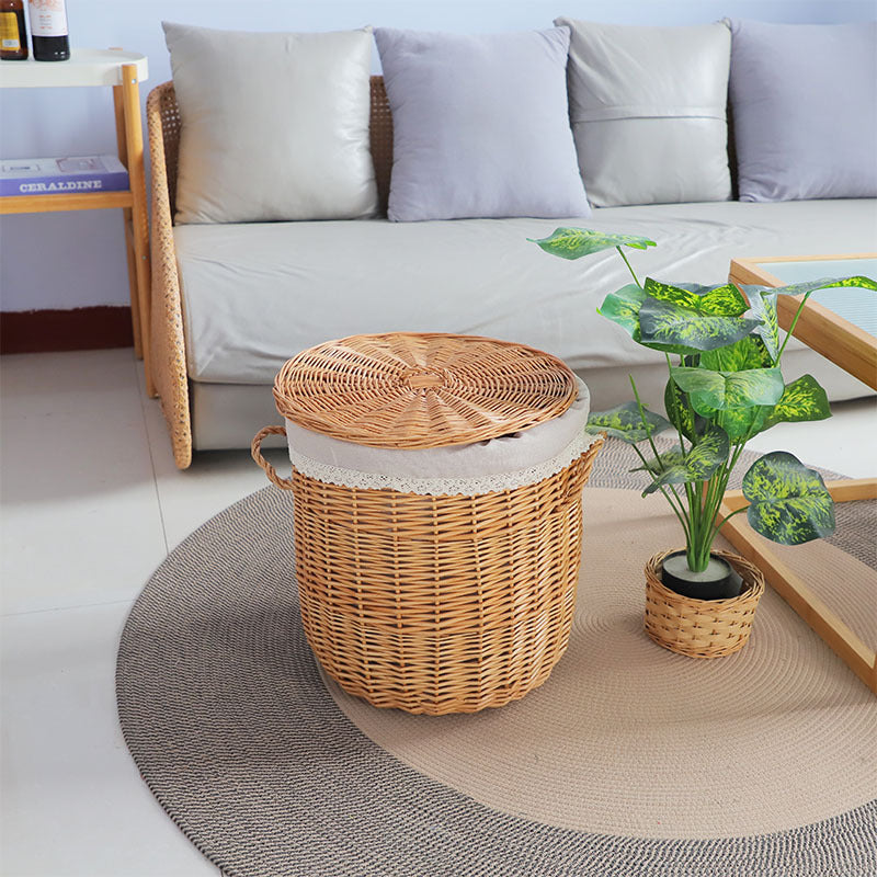 Rundkorb Woven Natural Fiber Soft Textile | TheKanta