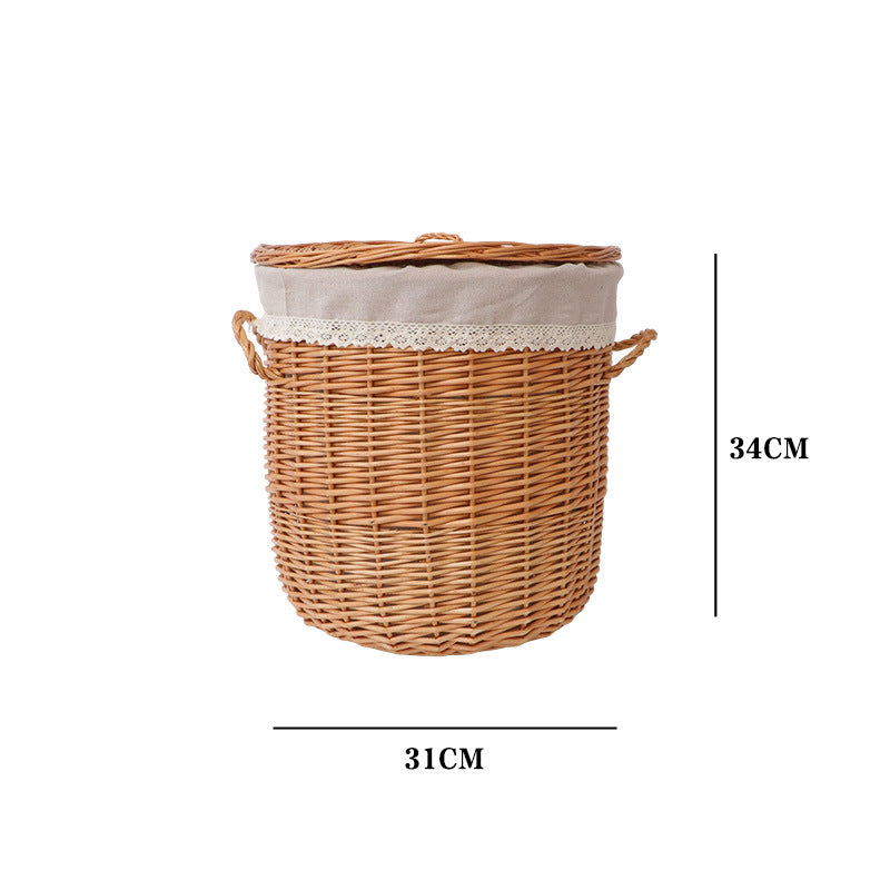 Rundkorb Woven Natural Fiber Soft Textile | TheKanta