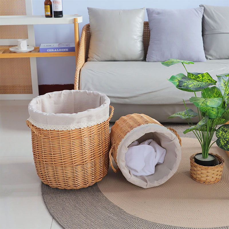 Rundkorb Woven Natural Fiber Soft Textile | TheKanta
