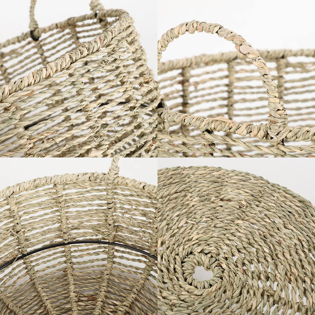 Rustic Storage Basket Soft Textile Handwoven | TheKanta