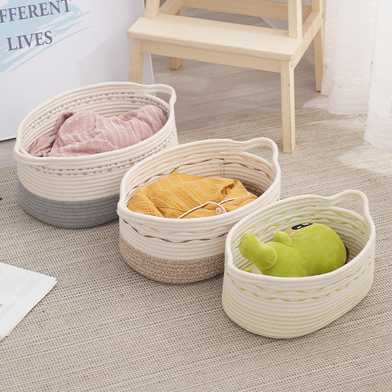 Storage Basket Brown 34 24 Gray | TheKanta