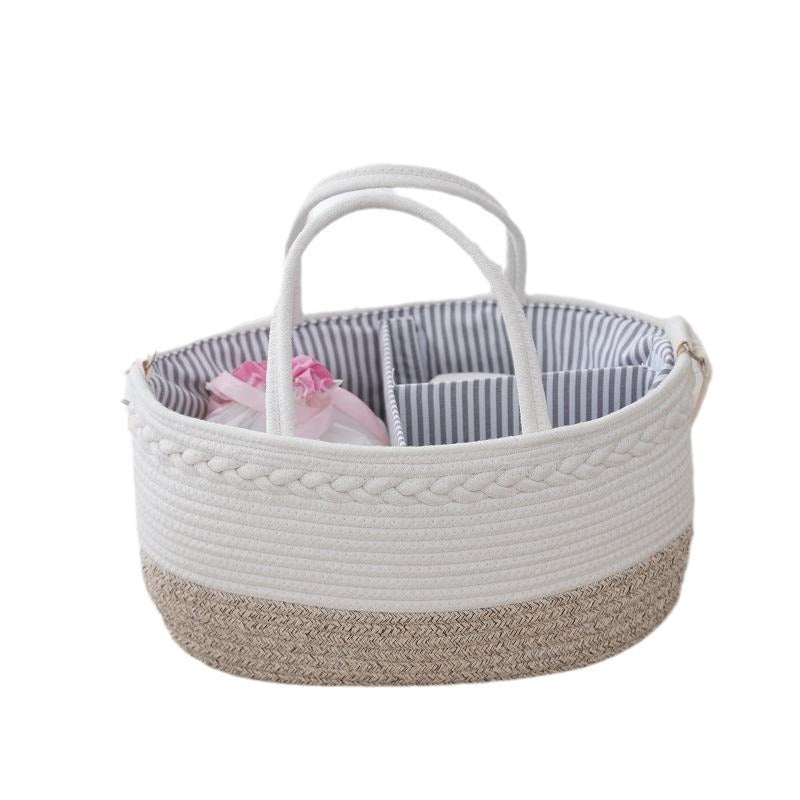 Storage Basket Linen 14 9 7 Inch Gray | TheKanta