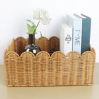 Storage Basket Offwhite M Khaki | TheKanta