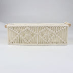 Storage Basket with Macrame Pattern | TheKanta