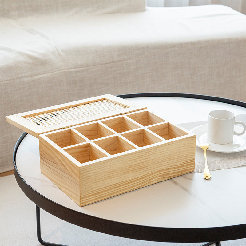 Storage Basket Wood Handcrafted | TheKanta