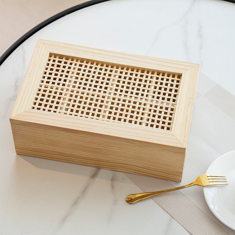 Storage Basket Wood Handcrafted | TheKanta