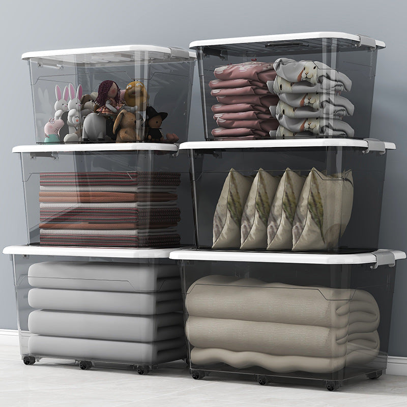 Storage Boxes Molded Plastic Stackable | TheKanta