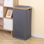 Stylish Laundry Basket with Wooden Lid | TheKanta