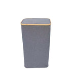 Stylish Laundry Basket with Wooden Lid | TheKanta