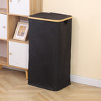 Stylish Laundry Basket with Wooden Lid | TheKanta