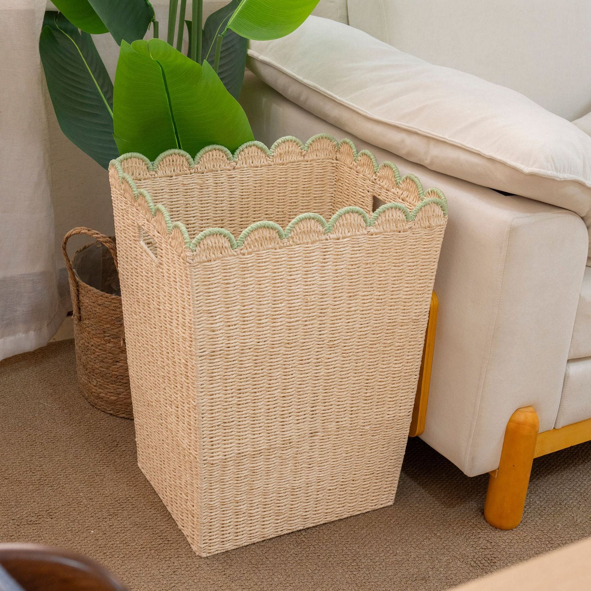 Tall Woven Storage Basket | TheKanta