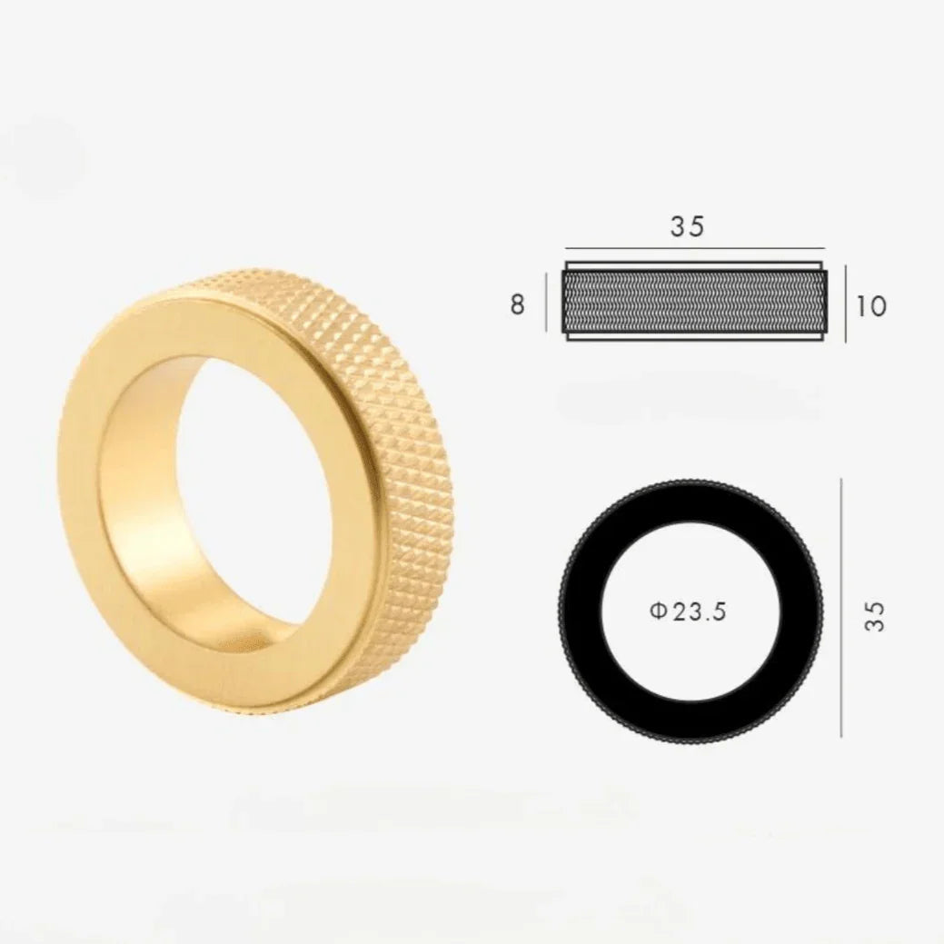 Teltisa Knurled Jorseda Cabinet Knobs