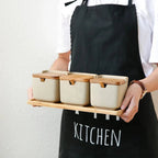 Tordona Ceramic Seasoning Jar Set