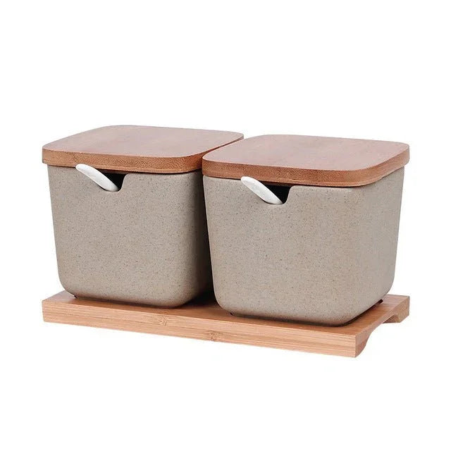 Tordona Ceramic Seasoning Jar Set