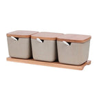 Tordona Ceramic Seasoning Jar Set