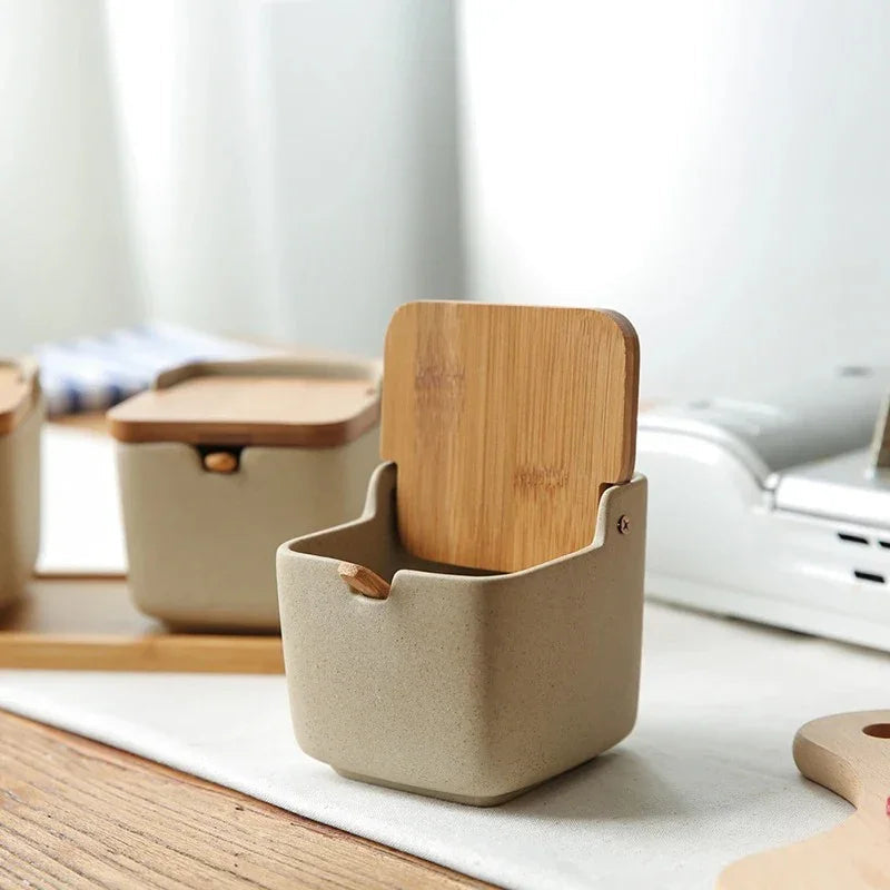 Tordona Ceramic Seasoning Jar Set