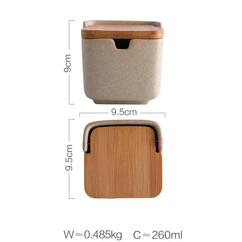 Tordona Ceramic Seasoning Jar Set
