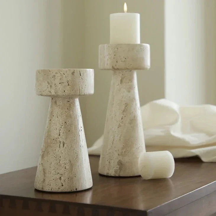 Ulnara Stone Candle Holder