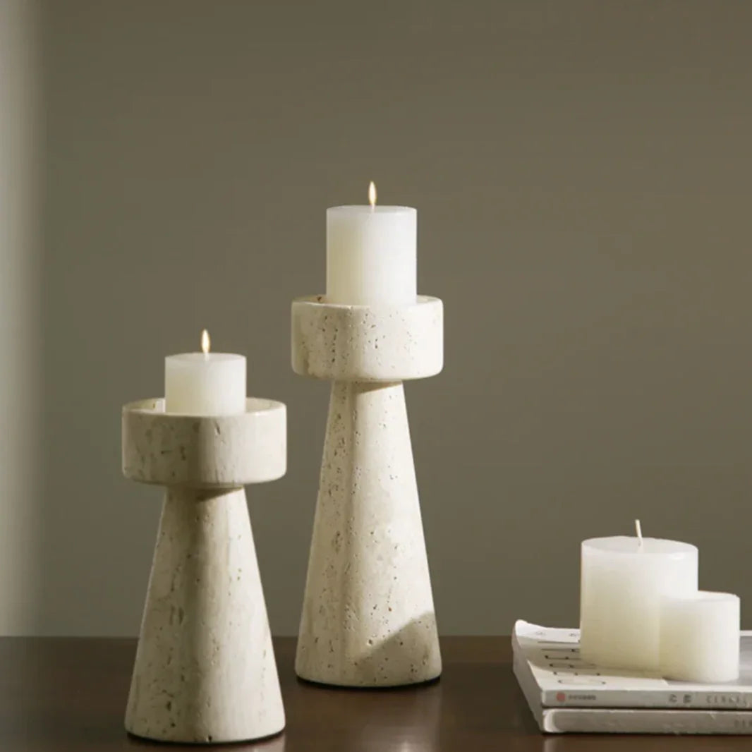 Ulnara Stone Candle Holder