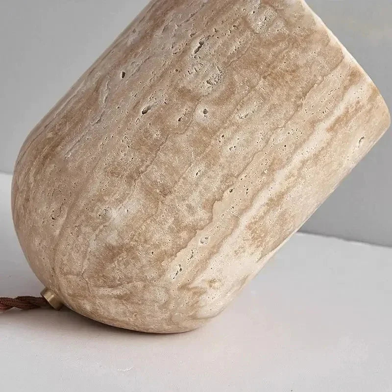 Ulselta Travertine Table Lamp
