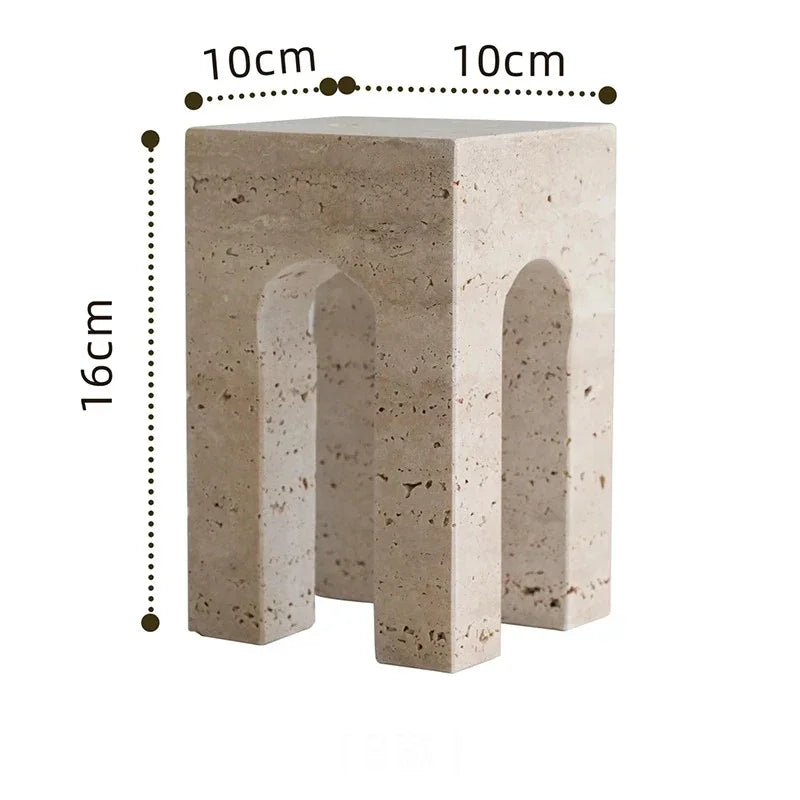 Urella Travertine Linlesa Bookend