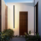 Urtoda Six-Piece Linear Metal Outdoor Wall Light