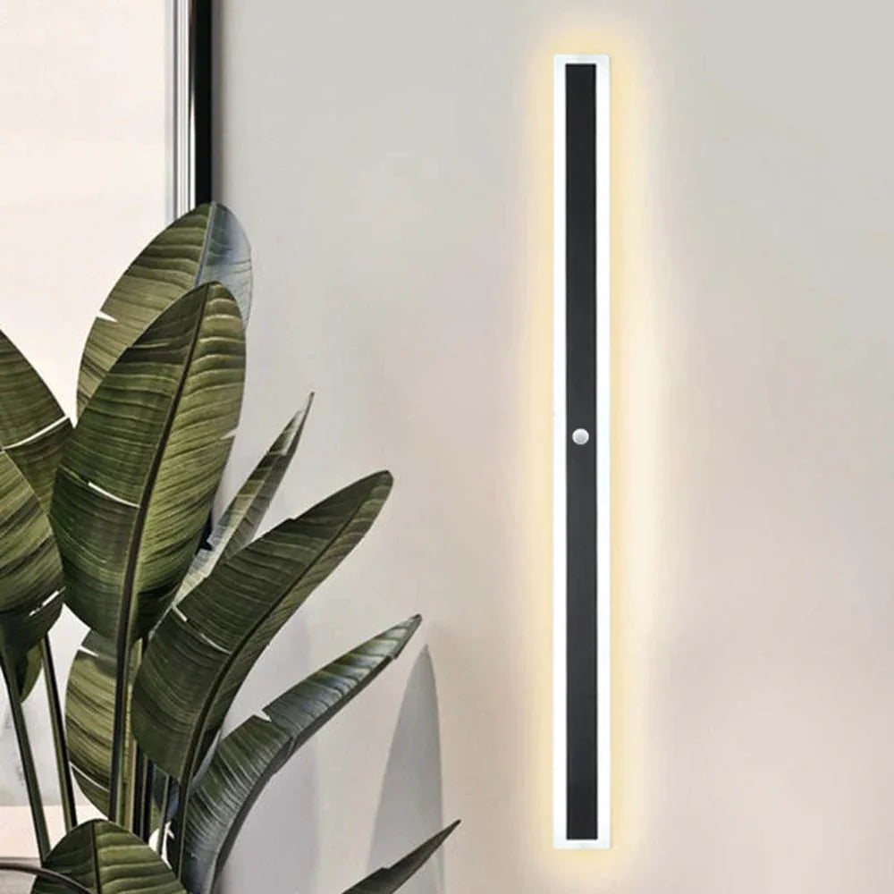 Urtoda Six-Piece Linear Metal Outdoor Wall Light