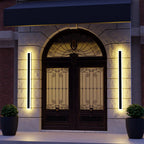 Urtoda Six-Piece Linear Metal Outdoor Wall Light