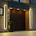 Urtoda Six-Piece Linear Metal Outdoor Wall Light