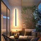 Urtoda Six-Piece Linear Metal Outdoor Wall Light