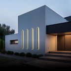 Urtoda Six-Piece Linear Metal Outdoor Wall Light