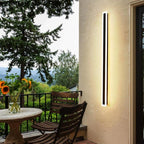 Urtoda Six-Piece Linear Metal Outdoor Wall Light
