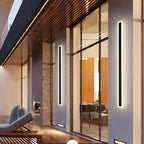 Urtoda Six-Piece Linear Metal Outdoor Wall Light