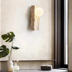 Valstessa Travertine Wall Lamp