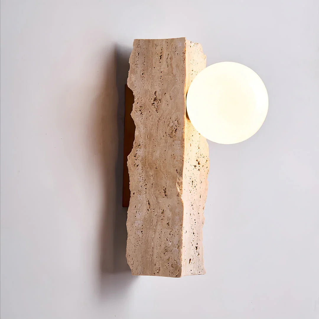 Valstessa Travertine Wall Lamp