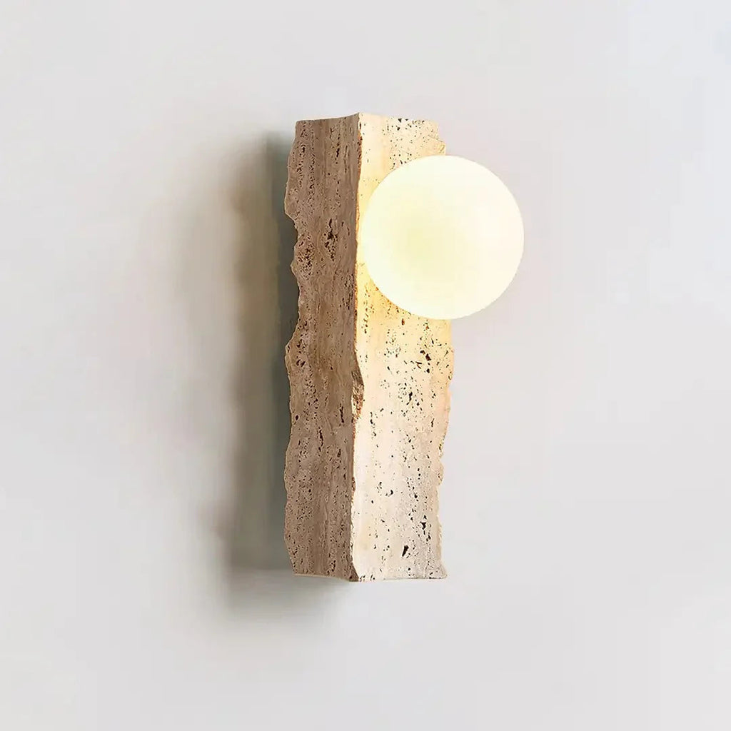 Valstessa Travertine Wall Lamp