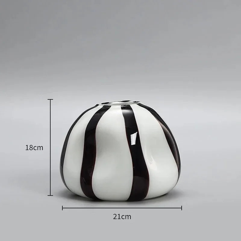 Vermendo Glass Pumpkin Vase