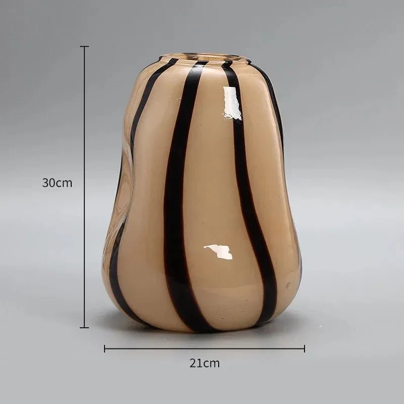 Vermendo Glass Pumpkin Vase