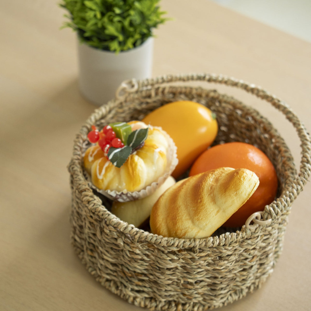 Versatile Woven Storage Basket Natural Original | TheKanta