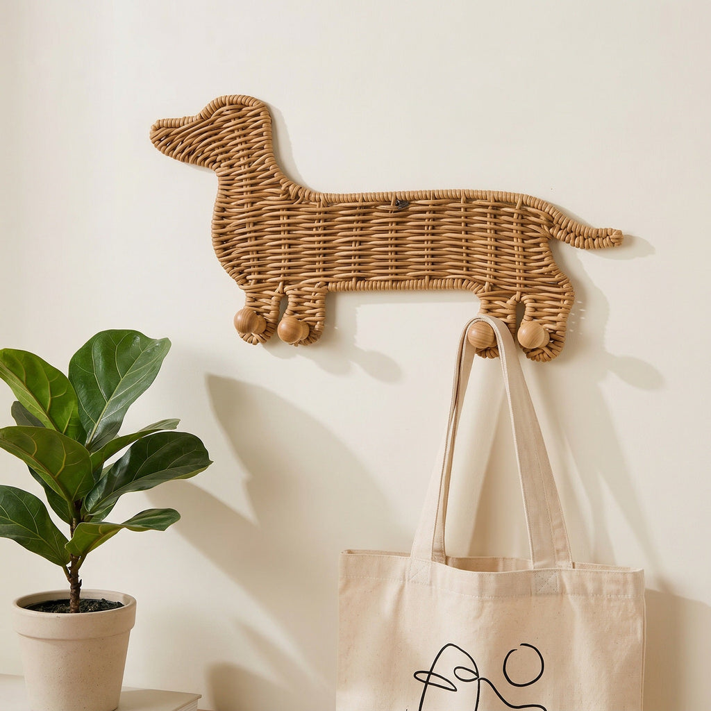 Wall Hook Woven Natural Fiber | TheKanta