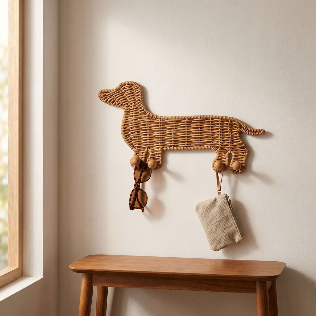 Wall Hook Woven Natural Fiber | TheKanta