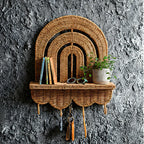 Wall Shelf Woven Natural Fiber | TheKanta