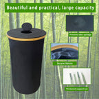 Waste Bin with Bamboo Lid | TheKanta