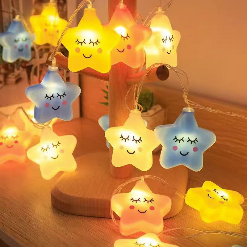 Waterproof Outdoor Rainbow Cloud LED String Lights | TheKanta
