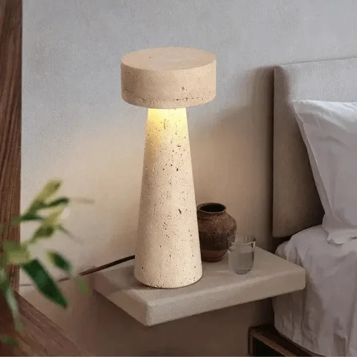 Wenfarno Travertine Table Lamp