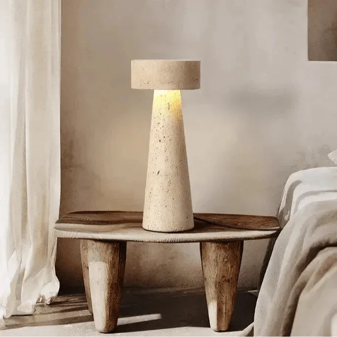 Wenfarno Travertine Table Lamp