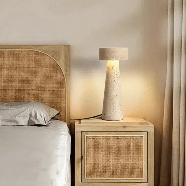 Wenfarno Travertine Table Lamp
