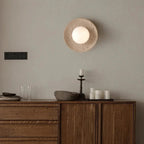 Wenmara Travertine Wall Lamp