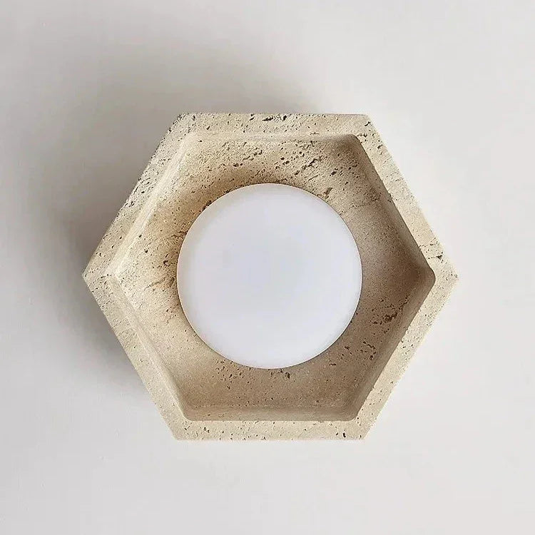 Wenstarno Travertine Ceiling Lamp