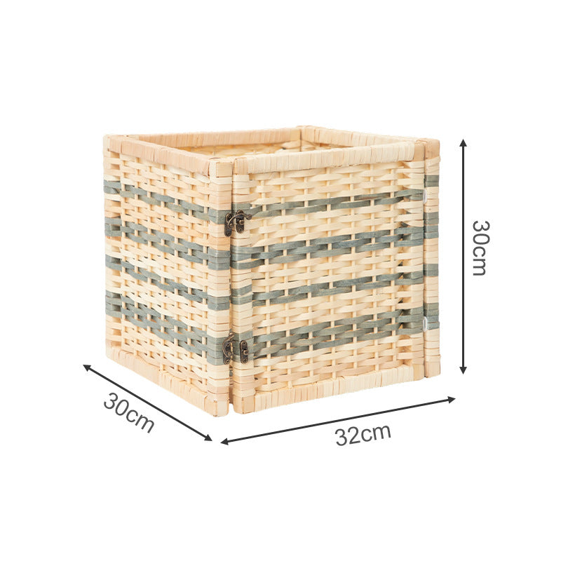 Woven Storage Basket with Removable Lid | TheKanta